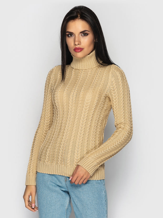 Podium sweater beige