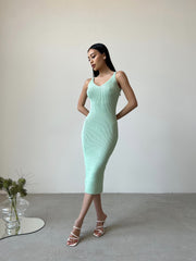 Knitted dress Palma Mint