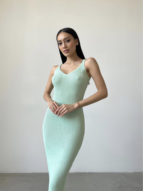 Knitted dress Palma Mint